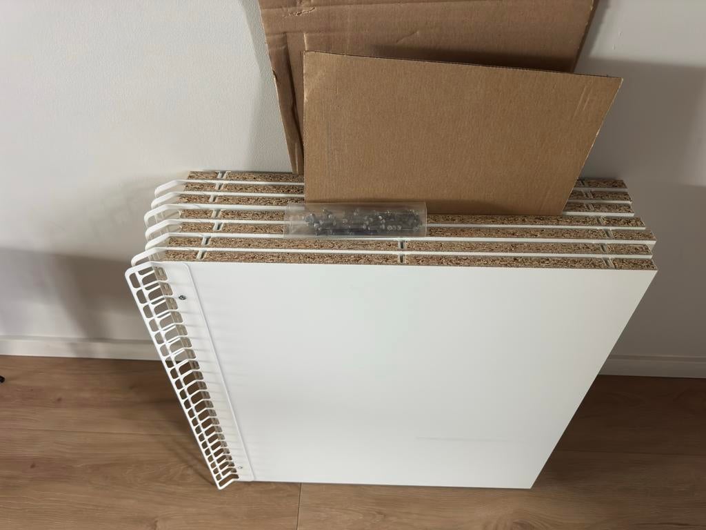 7x IKEA UTRUSTA Vaste geventileerde plank, wit, 60x60 cm, Ophalen, Wit, 50 tot 100 cm, Zo goed als nieuw