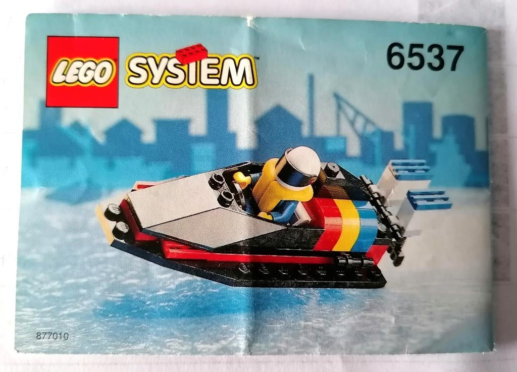 Lego set 6537 (1994) - Hydro racer met originele instructie., Compleet, Gebruikt, Overige thema's, Verzenden