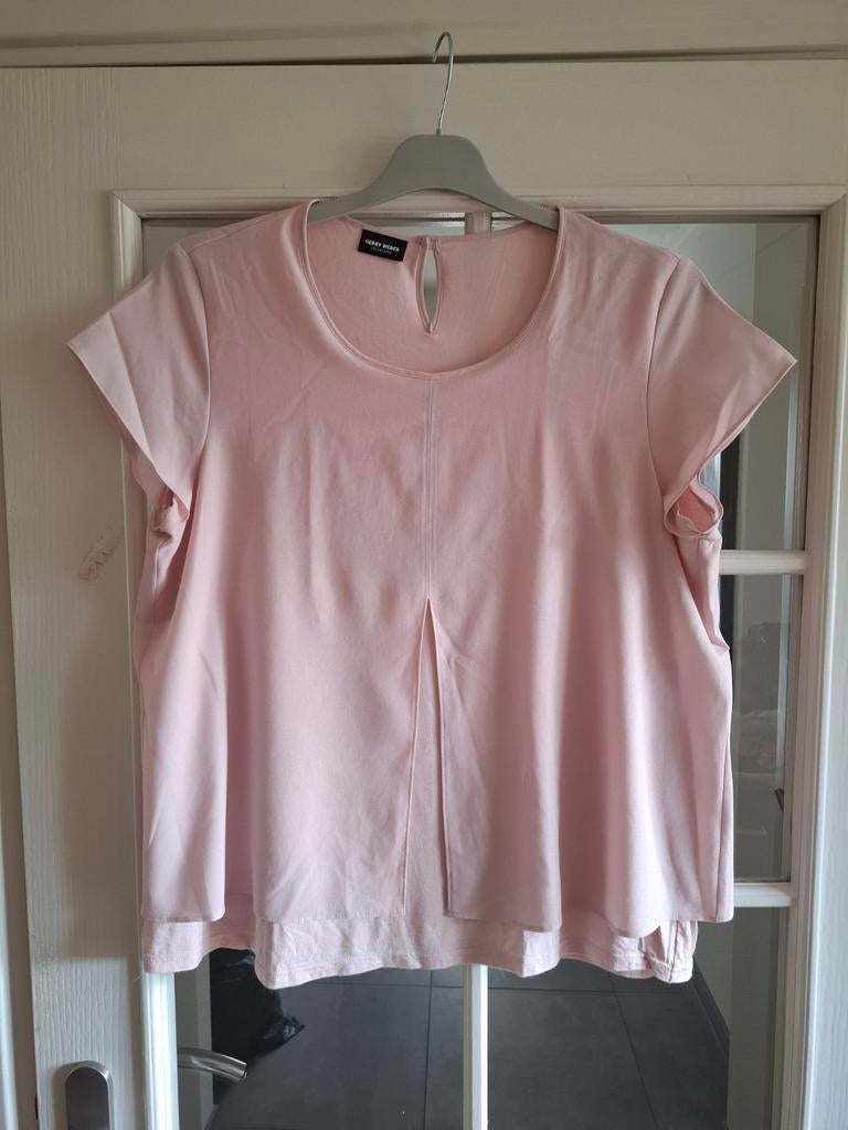 Gerry Weber roze T-shirt maat 44, Kleding | Dames, Maat 42/44 (L), Ophalen of Verzenden, Zo goed als nieuw, Korte mouw