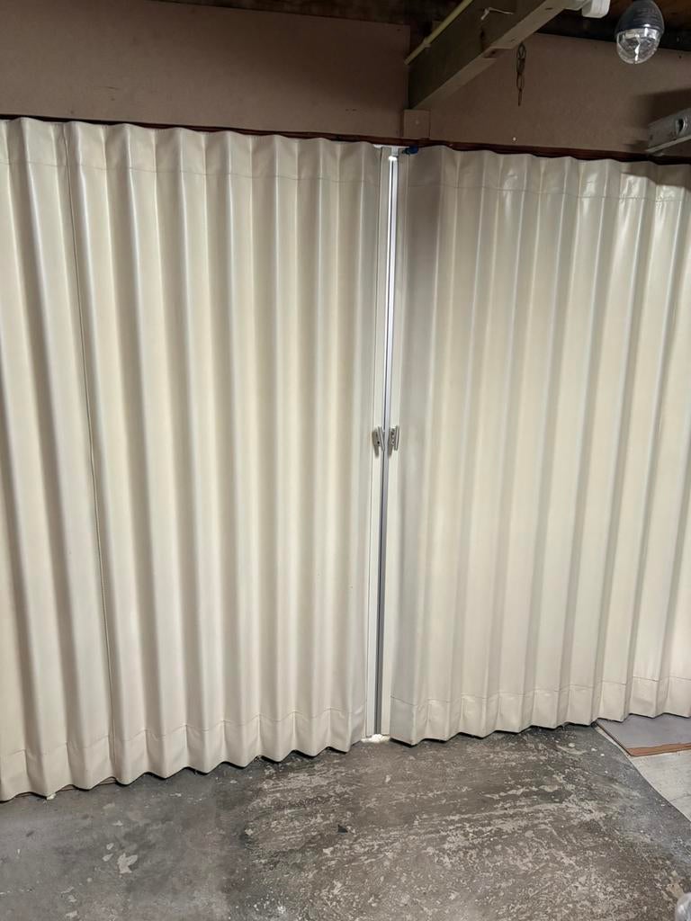 Harmonica deur 290 x 208 cm, Ophalen, Gebruikt, Binnendeur, 200 tot 215 cm