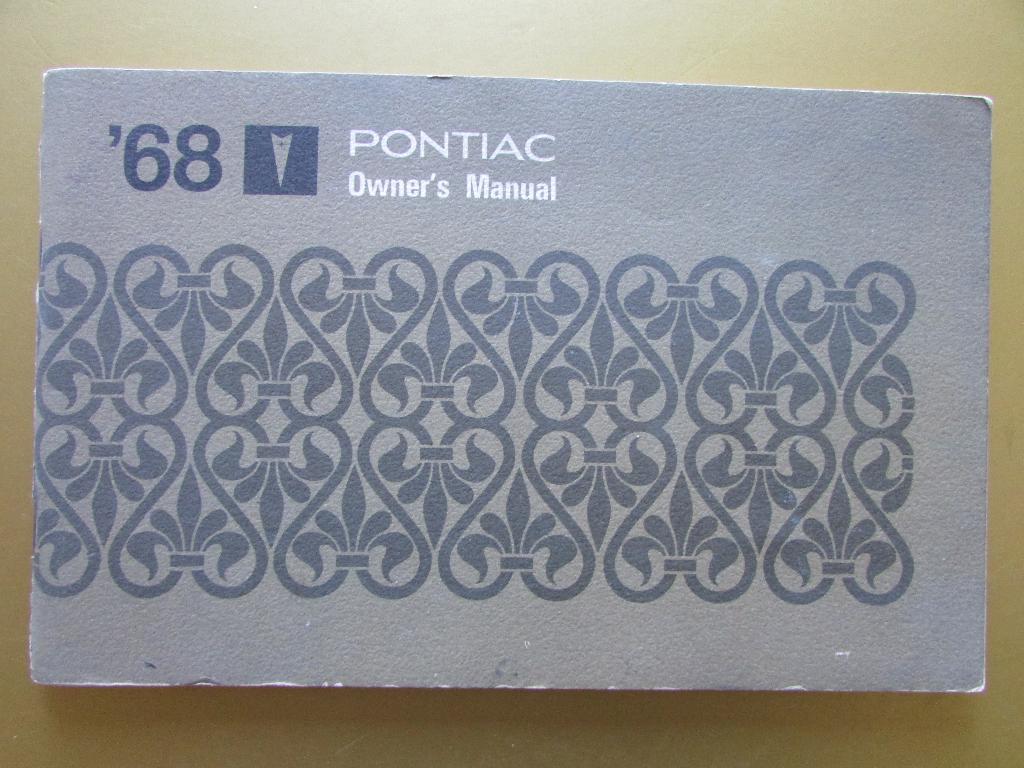 1968 Pontiac full-size modellen owner's manual, Engels, Ophalen of Verzenden