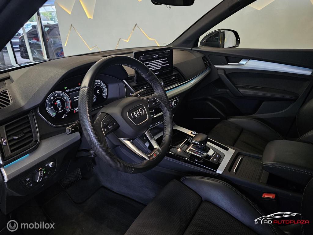 Audi Q5 50 TFSI e S edition Competition Panorama/HUD/B&O/Key, Automaat, Zwart, 4 cilinders, Adaptive Cruise Control