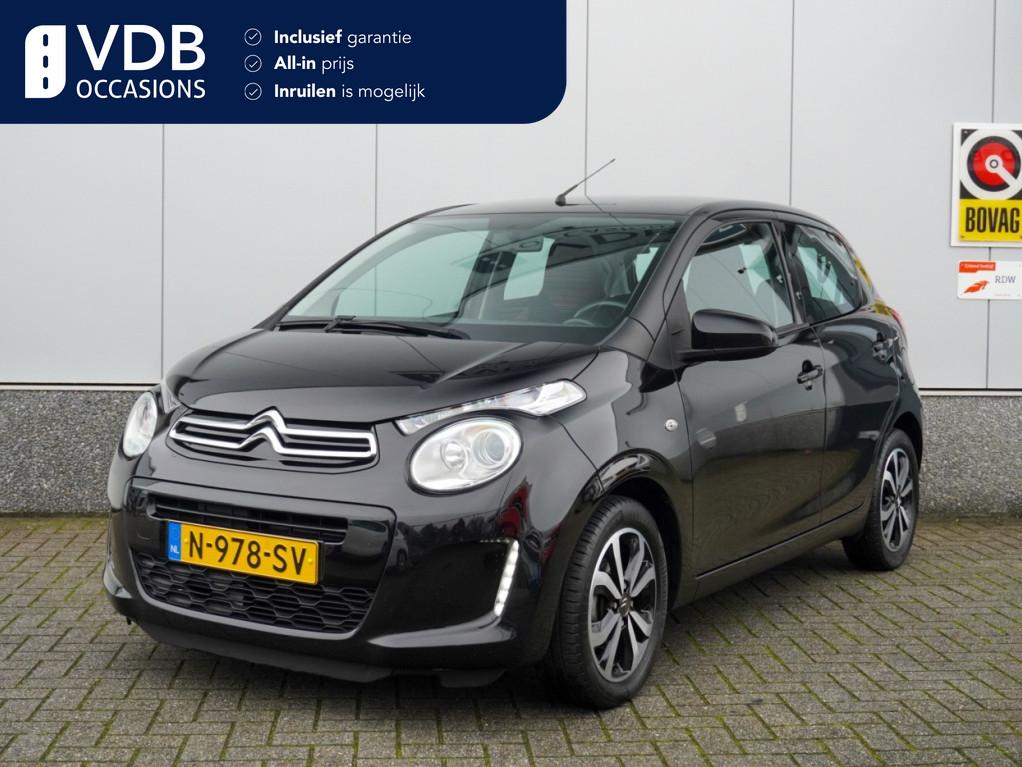 Citroën C1 1.0 VTi Shine CarPlay | Camera | LM-velgen | Air, Voorwielaandrijving, 12 maanden, Stof, Gebruikt