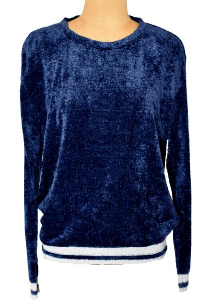 Nieuwe Anna badstof trui, blauw, Mt. M, Maat 38/40 (M), Nieuw, Anna, Verzenden