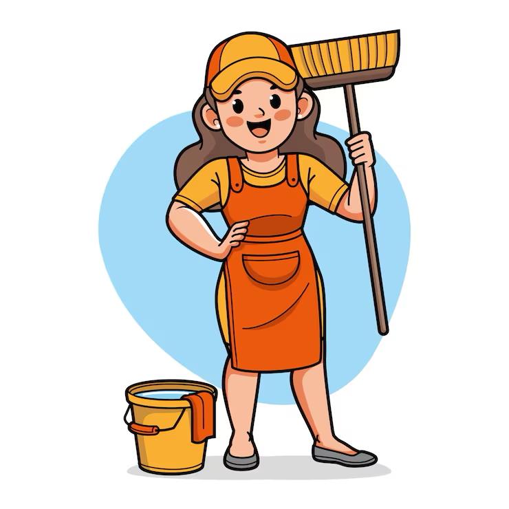 Schoonmaakster, Vacatures, Vanaf 10 jaar, Overige vormen