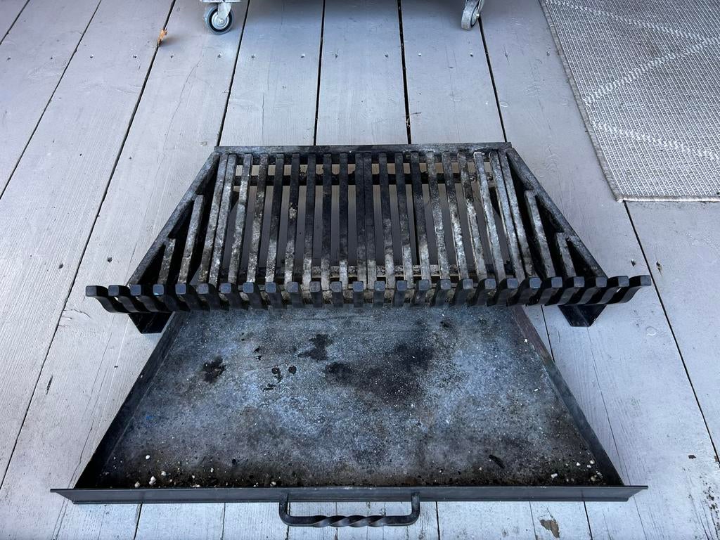 Haardrooster met aslade - Gebruikt, Ophalen, Gebruikt, Vrijstaande haard, Overige soorten