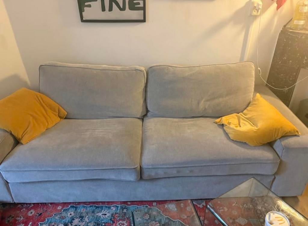 Comfortabele Ikea bank in goede staat, Huis en Inrichting, Ophalen, Gebruikt, Tweepersoons, 75 tot 100 cm