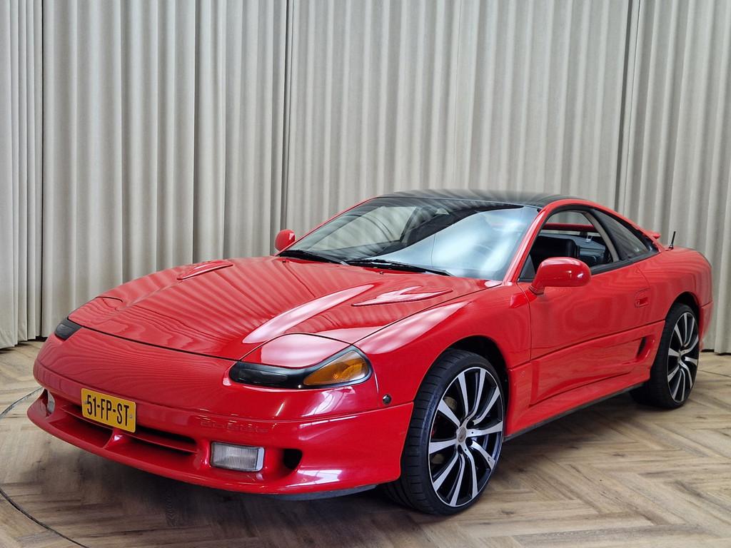Dodge Stealth ES *Mitsubishi 3000GT* V6 DOHC | Leder | Clima, Voorwielaandrijving, Zwart, 4 stoelen, Leder