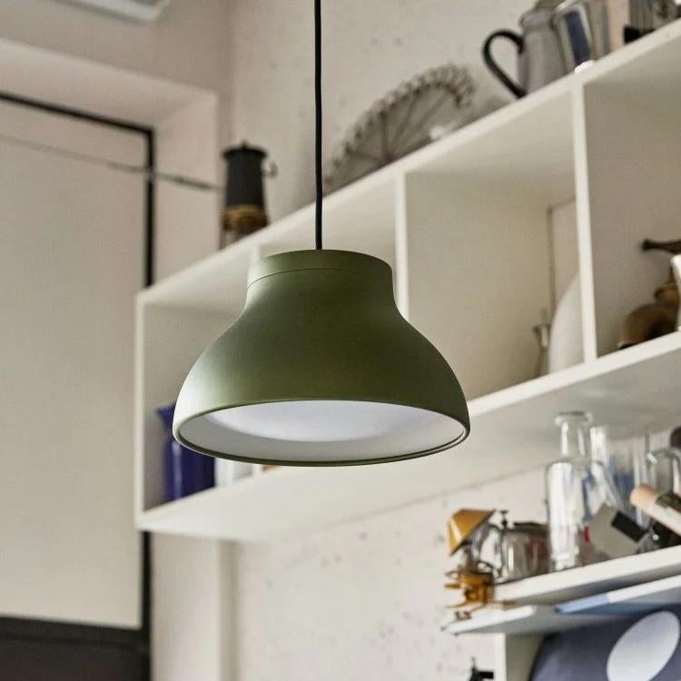 2x HAY PC Pendant Groen (Small), Huis en Inrichting, Lampen | Hanglampen, Ophalen of Verzenden, Nieuw, Metaal, 75 cm of meer