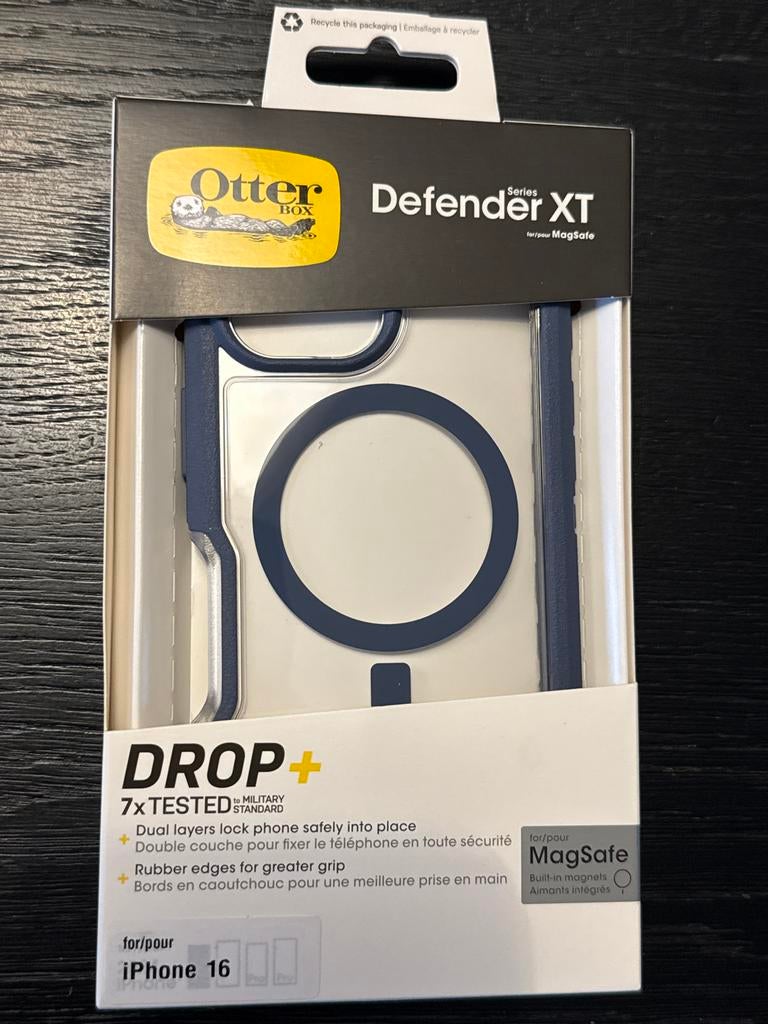 Otterbox Defender XT Bumper iPhone 16 MagSafe Baby Blue Jean, Telecommunicatie, Mobiele telefoons | Hoesjes en Frontjes | Apple iPhone