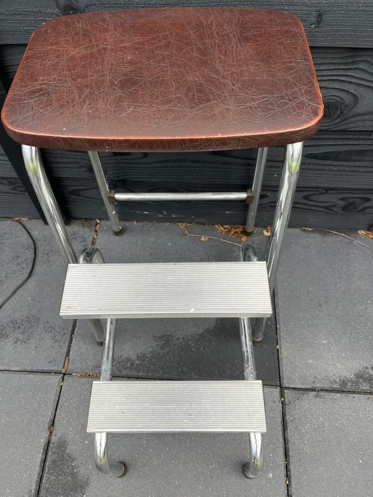 keuken trapje, Ophalen of Verzenden, Zo goed als nieuw, Hout