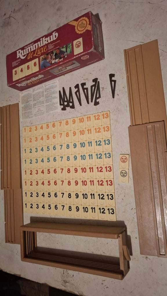 Rummikub deluxe, Drie of vier spelers, Ophalen of Verzenden, Gebruikt, Gollath