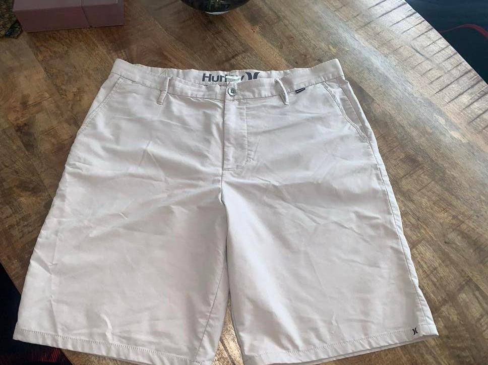 Hurley Heren Broek - Beige maat 36 zgan, Ophalen of Verzenden, Zo goed als nieuw, Overige maten, Beige