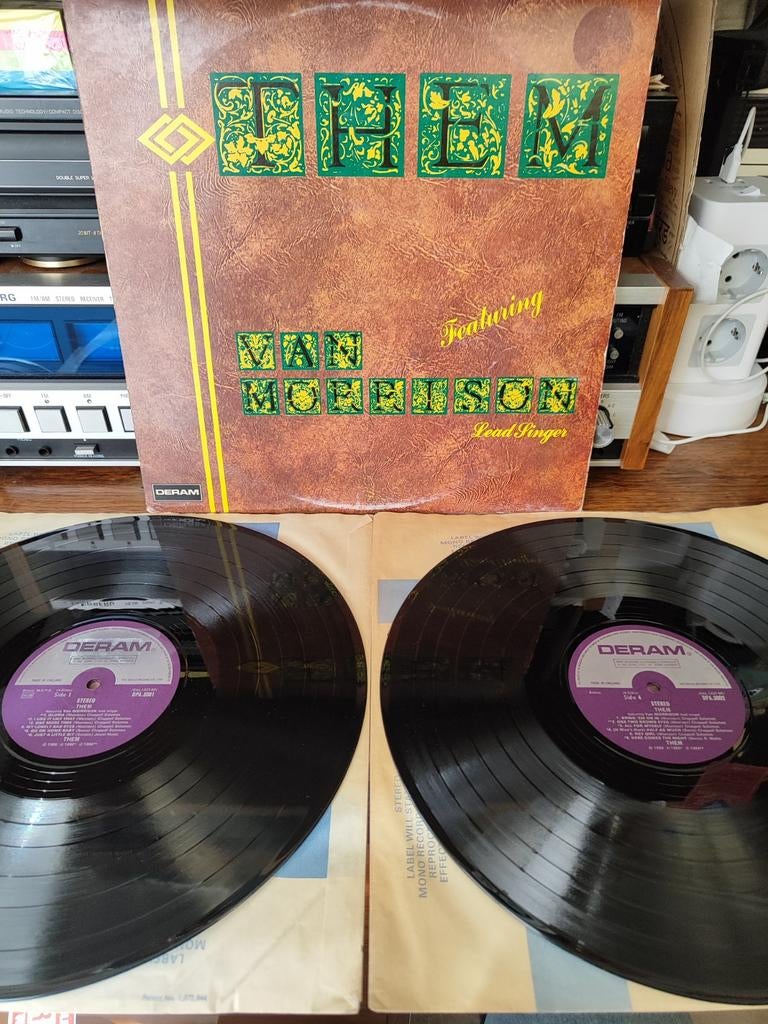 Them Featuring Van Morrison - The "Angry" Young Them, Ophalen of Verzenden, Gebruikt, 12 inch, Rock-'n-Roll