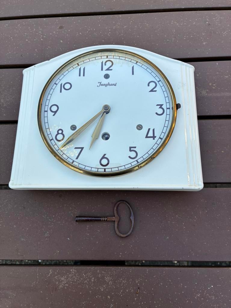 Vintage keukenklok van Junghans, Antiek en Kunst, Ophalen of Verzenden