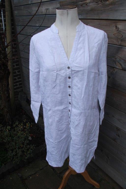 Doorknoopjurk/ blouse creme Value mt 46 Vaste prijs OPRUIM, Verzenden, Beige, Maat 46/48 (XL) of groter, Zo goed als nieuw