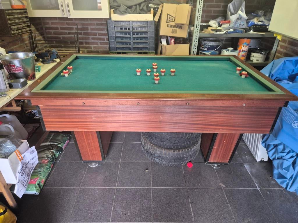 Retro golfbiljart met leisteen, Ophalen, Gebruikt, Biljarttafel
