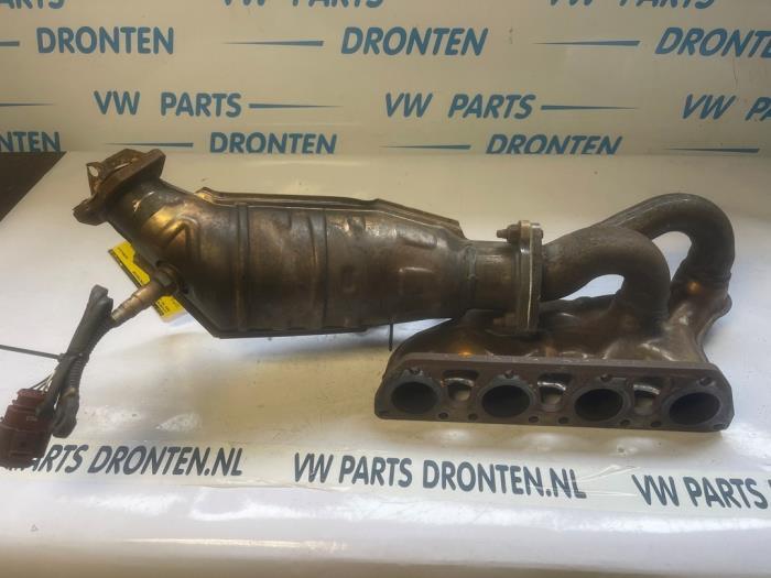 Uitlaatspruitstuk + katalysator van een Audi A4, Auto-onderdelen, Gebruikt, -, Verzenden, -