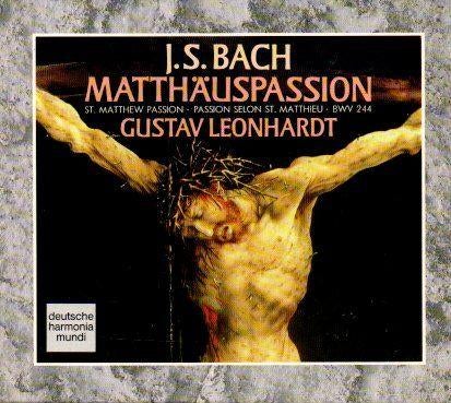 Bach: Matthäus-Passion / Gustav Leongardt -3cds, Boxset, Ophalen of Verzenden, Zo goed als nieuw, Barok