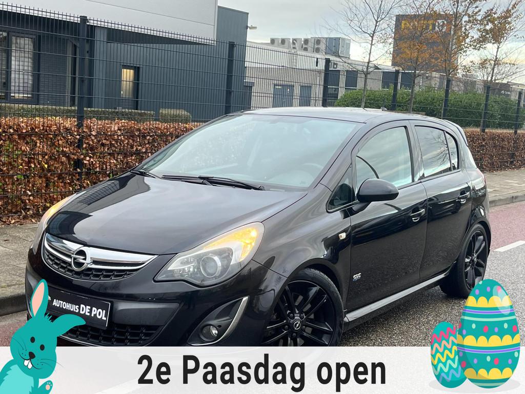 Opel Corsa 1.6-16V T Color Edition OPC Navi Cruise-Control S, Voorwielaandrijving, Stof, Gebruikt, Zwart