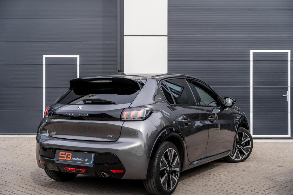 Peugeot 208 1.2 PureTech GT Pack Carplay|360 Cam|Navi|Vol!, 101 pk, Zwart, 1199 cc, Leder en Stof
