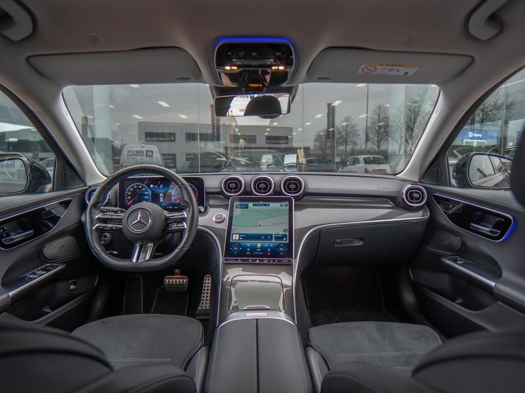 Mercedes-Benz C-Klasse 220 d AMG Line | Ambiente | Stoelverw, Stof, Gebruikt, Zwart, 4 cilinders