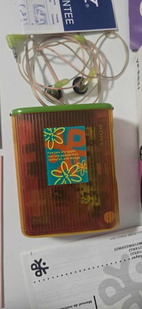 Sony Walkman Cassette Speler YP-ES21 - Vintage Rood, Audio, Tv en Foto, Walkmans, Discmans en Minidiscspelers, Ophalen of Verzenden