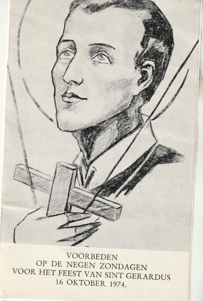 Voorbeden voor het feest van sint gerardus 16 oktober 1974, Verzamelen, Ophalen of Verzenden, Gebruikt, Kaart of Prent, Christendom | Katholiek