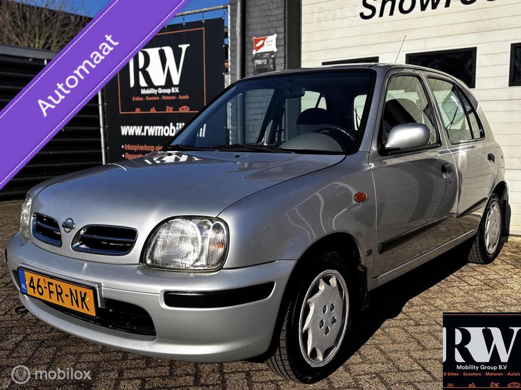 Nissan Micra 1.3 GL N-CVT *AUTOMAAT* OPTIONELE INVALIDE-REM*, Auto's, 31 €/maand, 4 cilinders, Origineel Nederlands, 310 kg