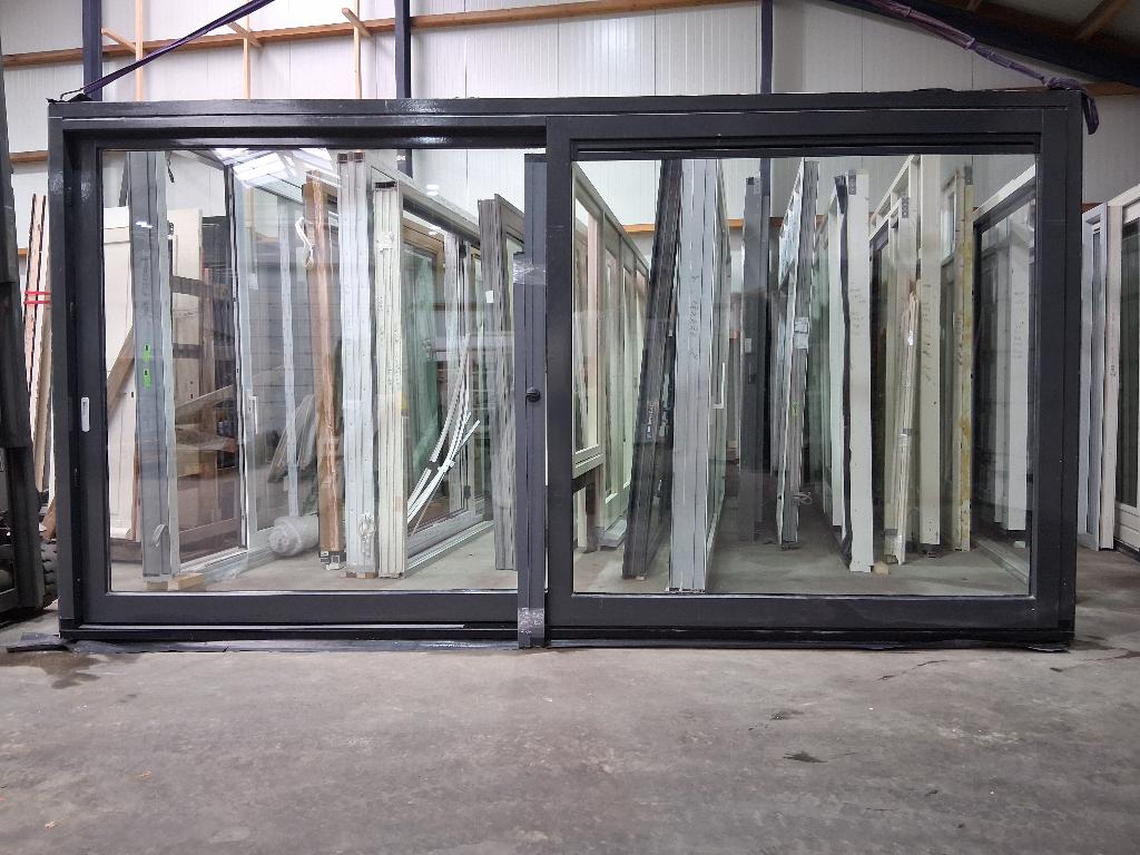 Schuifpui Hr++ bezorgen factuur mogelijk, Gebruikt, 225 cm of meer, Ophalen of Verzenden, Inclusief glas