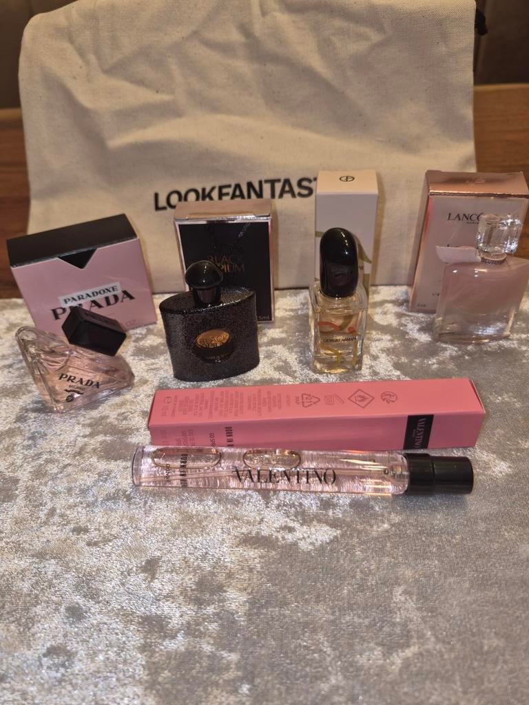 Prada, Armani, Lancôme, Valentino, Black Opium luchtjes, Ophalen of Verzenden, Nieuw