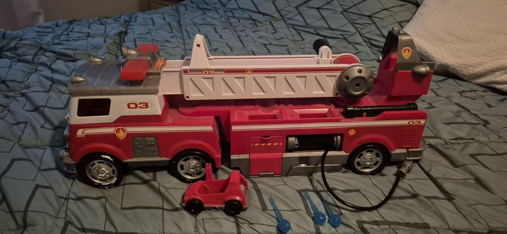 Paw Patrol Marshall Brandweerwagen met Mini Voertuig, Kinderen en Baby's, Speelgoed | Speelgoedvoertuigen, Ophalen of Verzenden