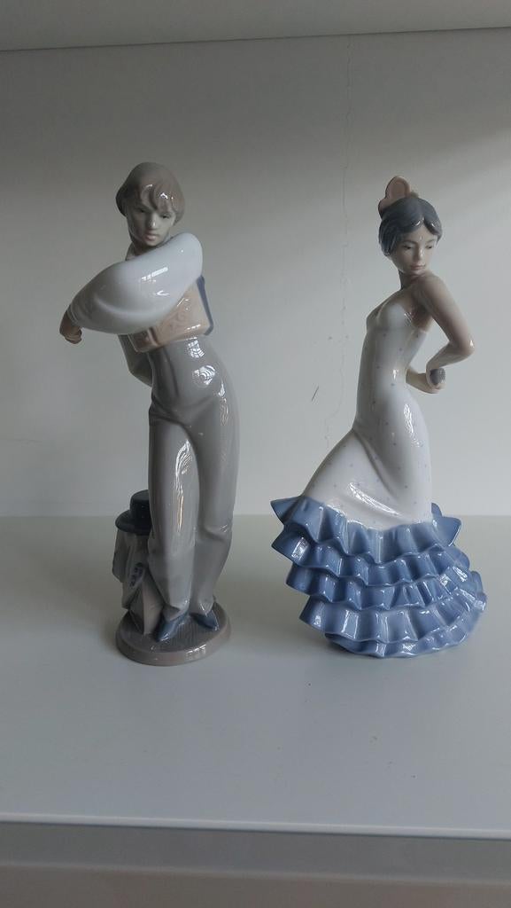 NAO bij Lladró Beeldjes: Spaanse Dansers - Flamenco, Verzamelen, Beelden en Beeldjes, Ophalen of Verzenden, Zo goed als nieuw