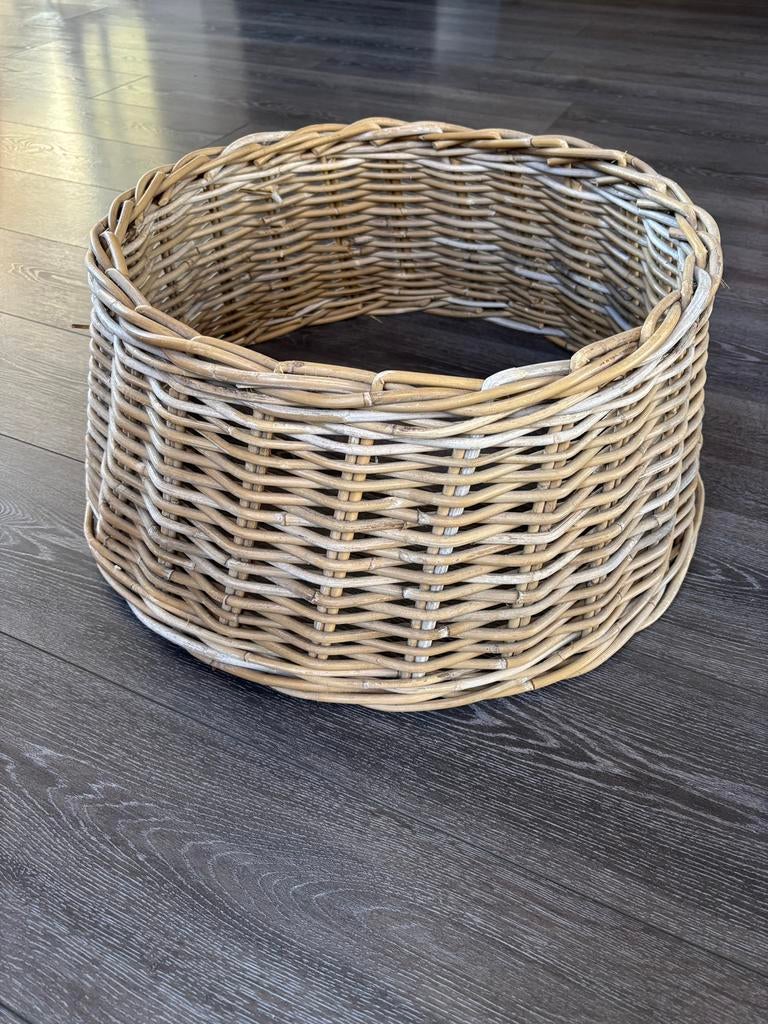 Kerstboom huls/mand riet, Ophalen, Zo goed als nieuw