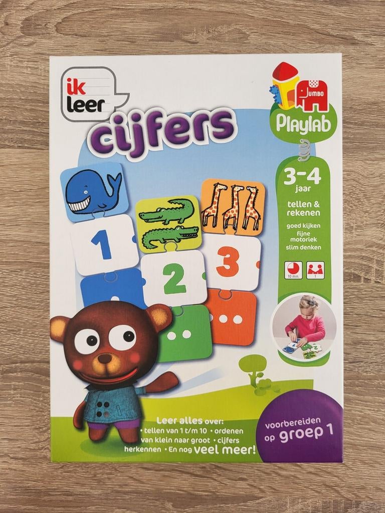Jumbo - Ik Leer Cijfers, Ophalen of Verzenden, Zo goed als nieuw, Puzzelen