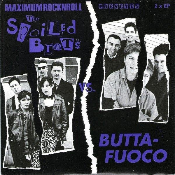 the spoiled brats vs. buttafuoco/same-punk-2x 7inch vinyl, Cd's en Dvd's, Vinyl Singles, Verzenden, 7 inch, Single, Zo goed als nieuw
