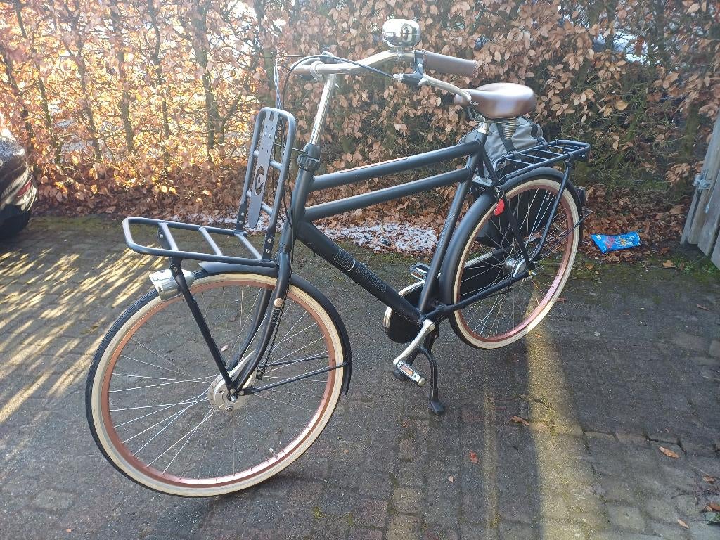 Cortina U4 transportfiets 61cm. Blauw mat. Uitstekende staat, Versnellingen, Zo goed als nieuw, 57 tot 61 cm, Ophalen