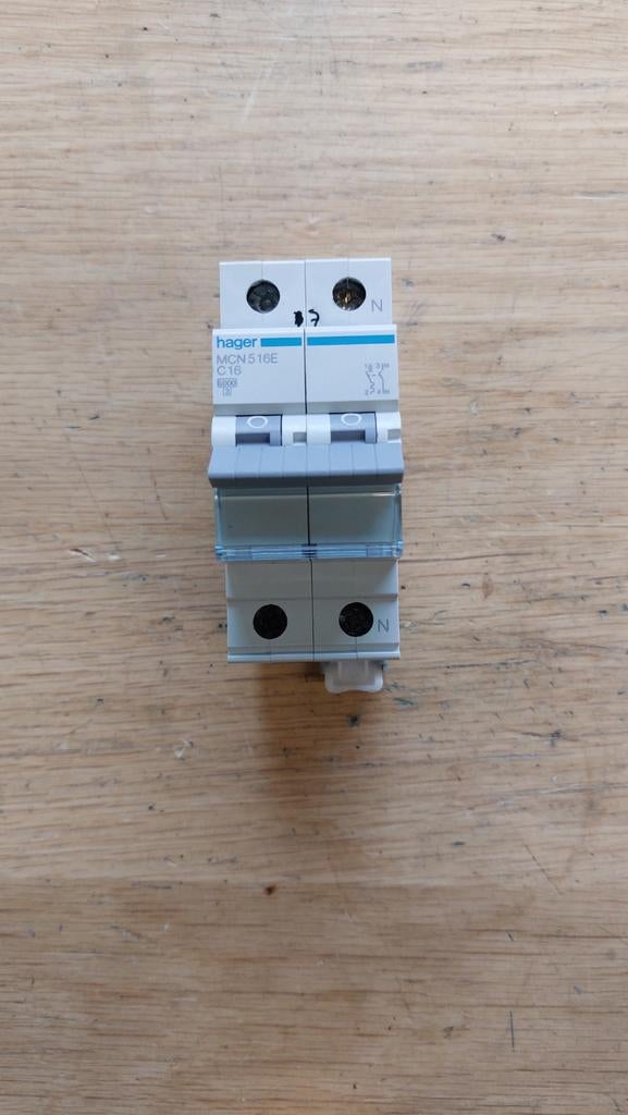 Hager MCN516E installatieautomaat, Ophalen, Overige typen