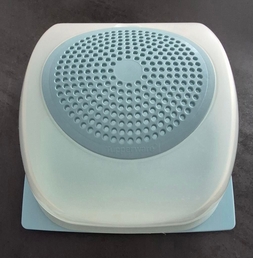 Tupperware kaasdoos vierkant (CheeSmart), Ophalen of Verzenden, Gebruikt, Blauw