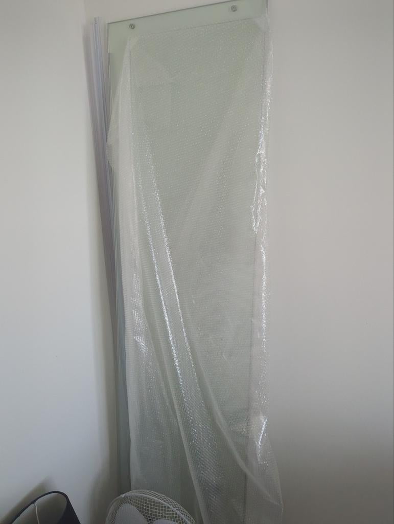 Alleen de glazen GEEN COMPLETE douchecabine, Doe-het-zelf en Verbouw, Glas en Ramen, Ophalen, 80 tot 120 cm, Glasplaat, 160 cm of meer