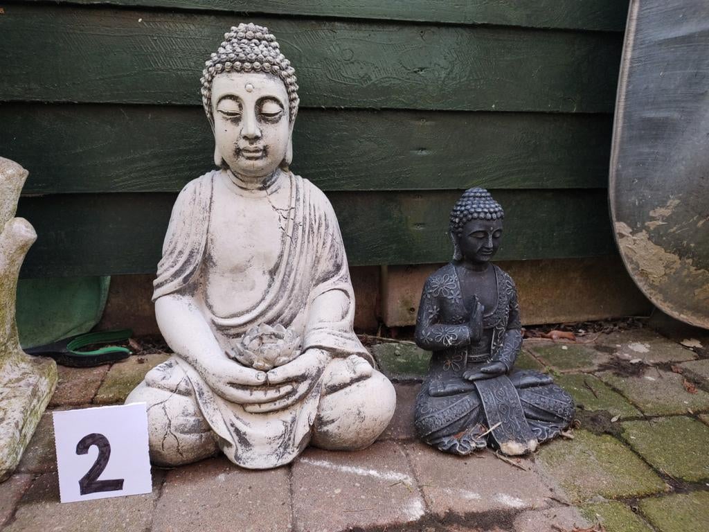 Betonnen tuinbeelden, Tuin en Terras, Ophalen, Gebruikt, Beton, Mensenbeeld