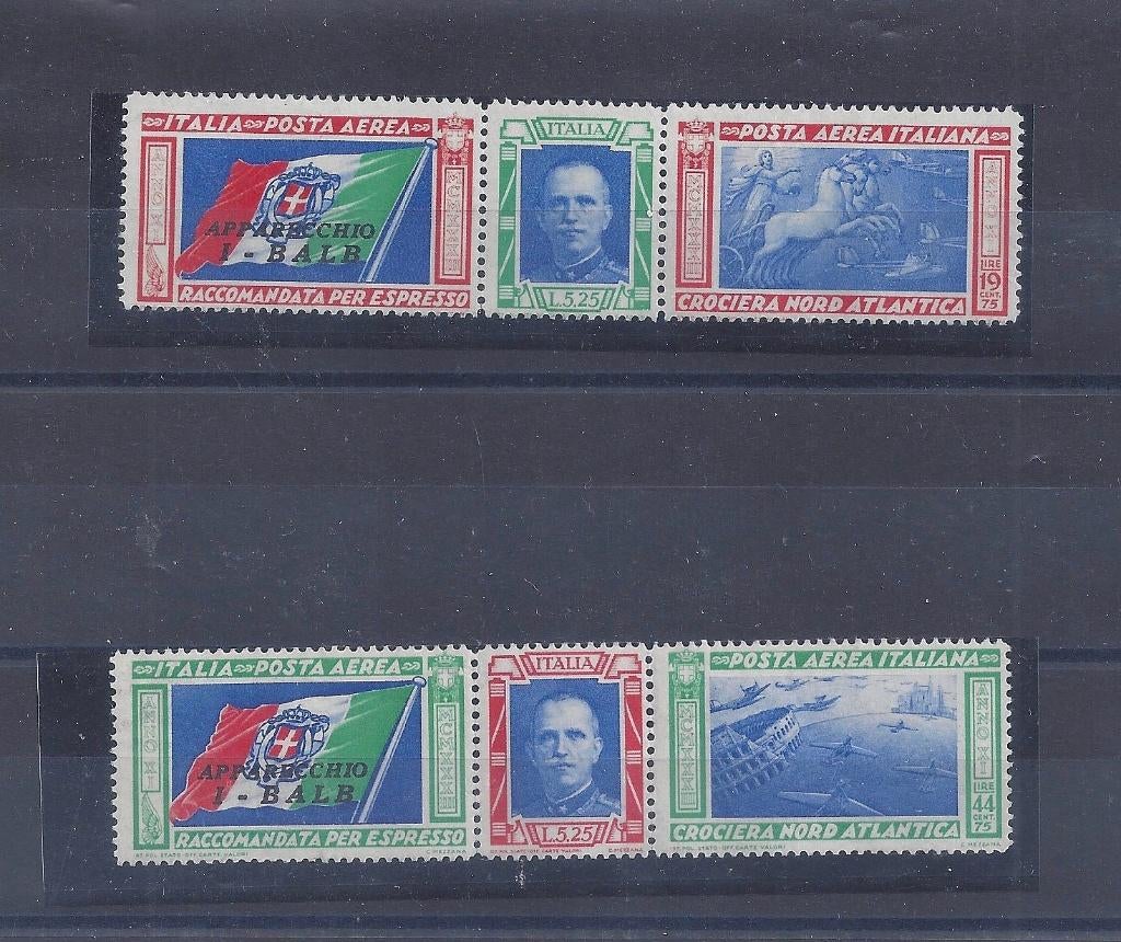 Italië 1933 set Crociera luchtpost ongebruikt, Ophalen of Verzenden, Buitenland