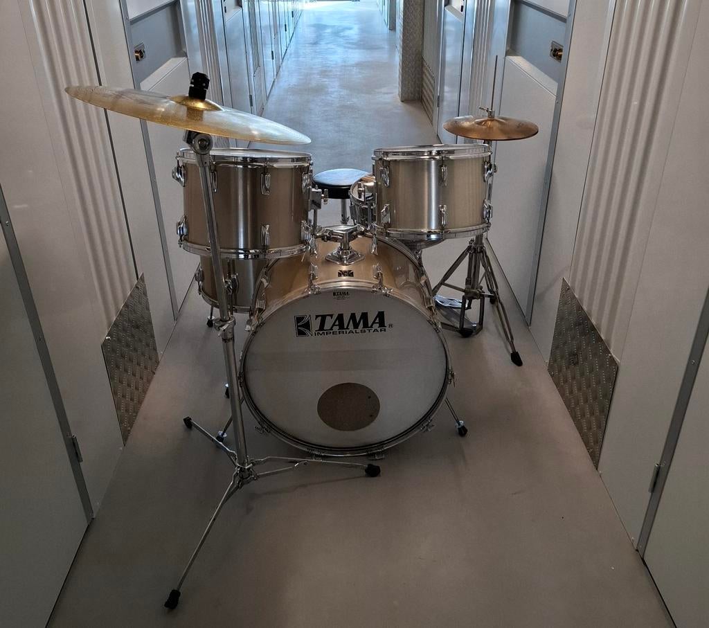Tama Imperialstar Drumstel Champagne Kleur met Silent Pads, Muziek en Instrumenten, Drumstellen en Slagwerk, Ophalen, Gebruikt
