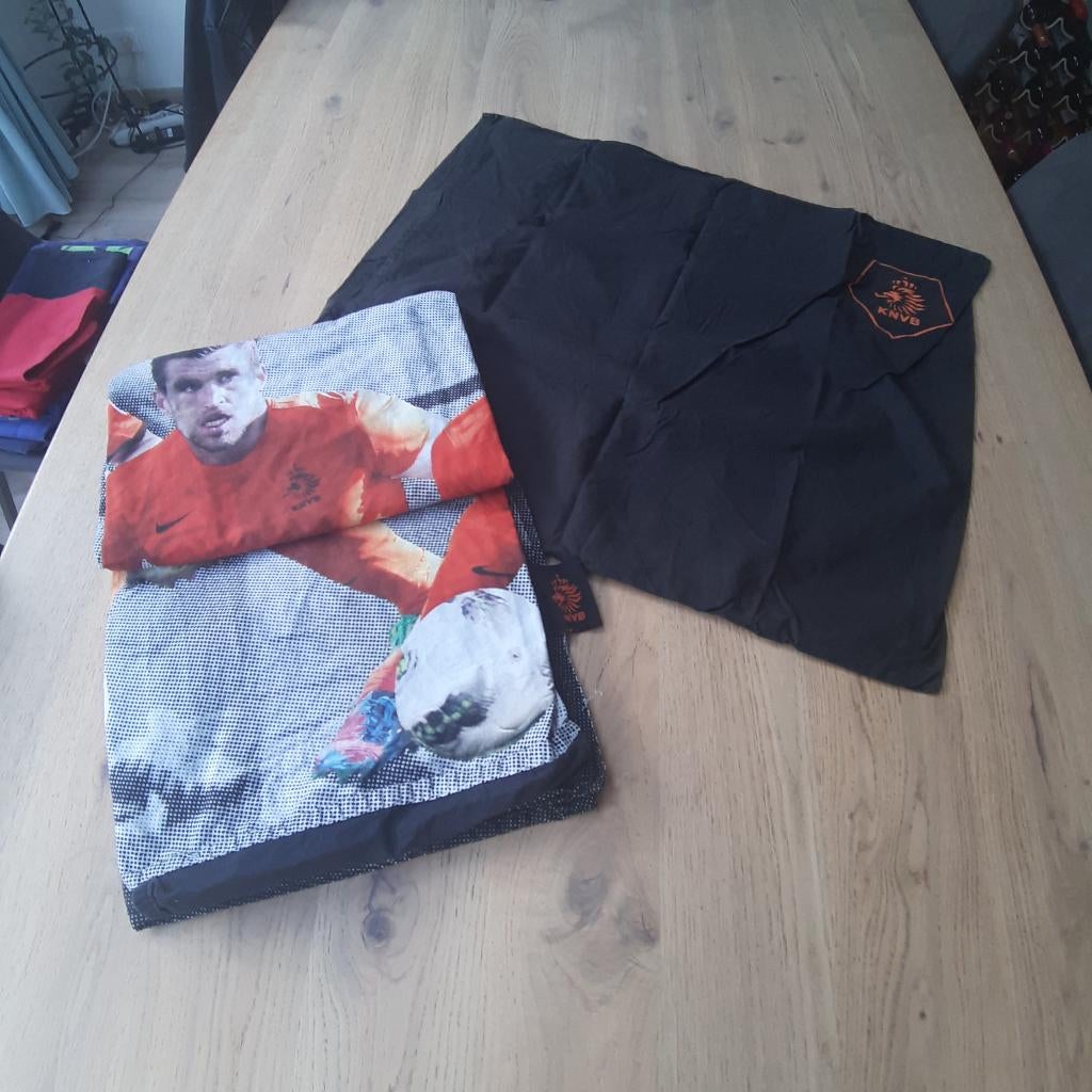 Dekbedovertrek voetbal, Jongetje of Meisje, Dekbedovertrek, Oranje, Ophalen of Verzenden