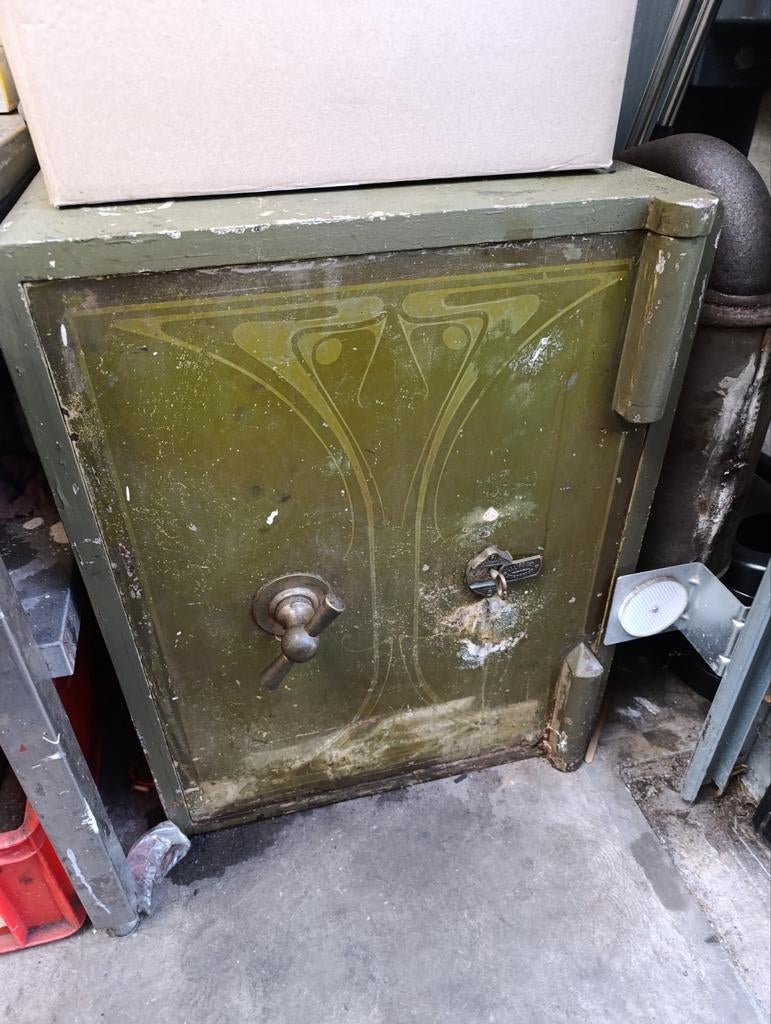 Lips Kluis uit 1907 met werkend slot en sleutel, Ophalen of Verzenden