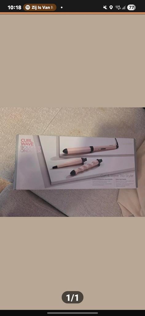 Curl & Wave Trio Styler 1x gebruikt, Ophalen of Verzenden