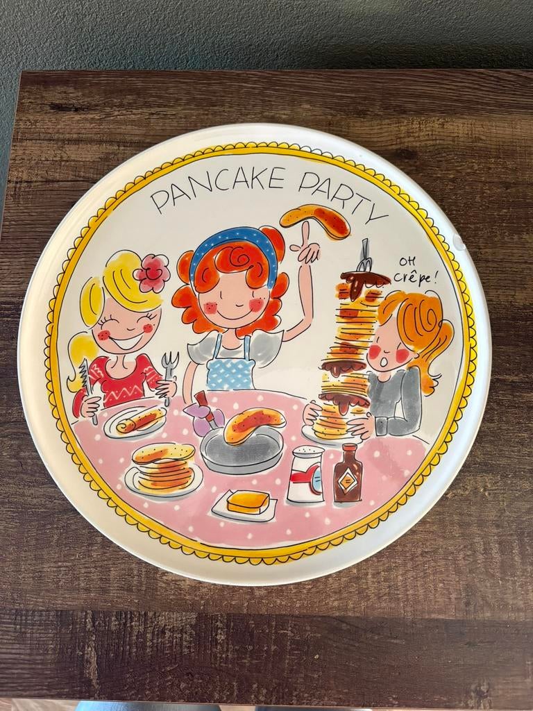Pannenkoek bord blond amsterdam, Ophalen, Aardewerk, Blond Amsterdam, Bord(en)