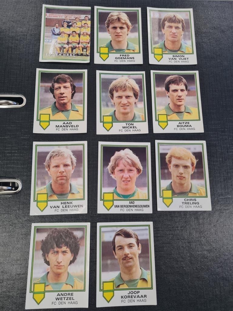 Panini Voetbal 81 - FC Den Haag stickers, Ophalen of Verzenden, Overige binnenlandse clubs, Poster, Plaatje of Sticker