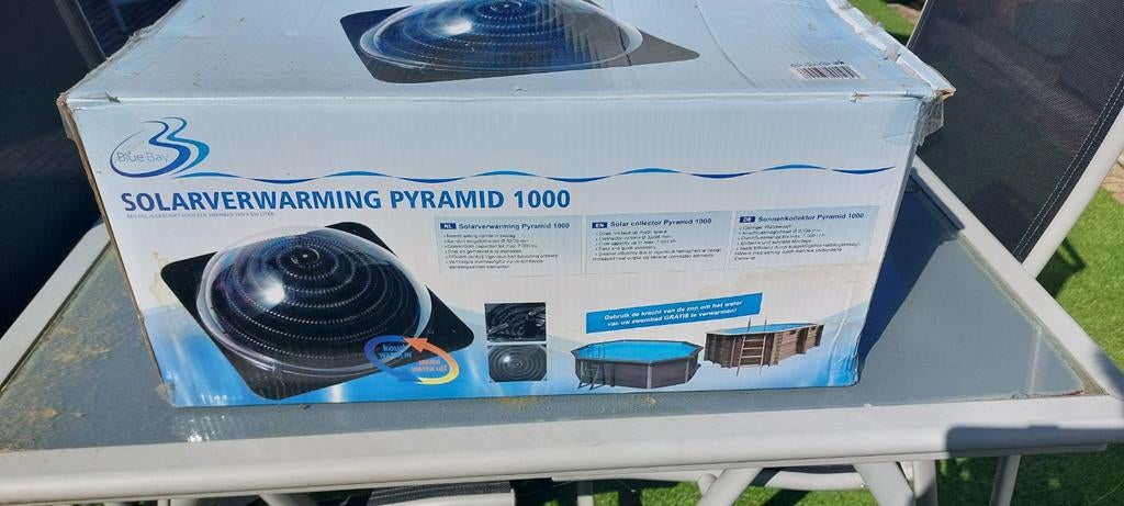 Blue Bay Solarverwarming Pyramid 1000, Minder dan 80 cm, Ophalen of Verzenden, Opzetzwembad, Rechthoekig