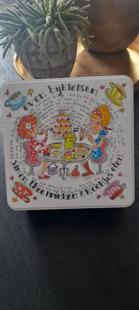 NIEUWE KOEKJES TROMMEL BLOND AMSTERDAM, Ophalen of Verzenden, Nieuw, Koek(jes), Overige merken